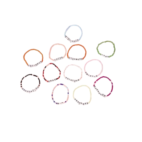 BNIP 12 pcs friendship bracelet Taylor Swift Eras Tour - Picture 4 of 5